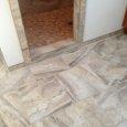 Pepple Tile Shower Floor
