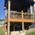 End View of New Covered Deck Addition