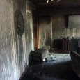 Before: Family Room Destroyed by Fire