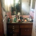 Before: Bathroom Destroyed by Fire